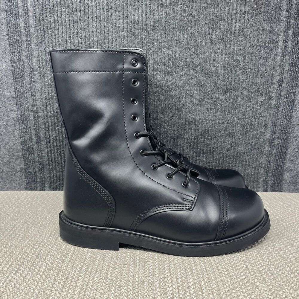 Rothco GI Type Combat Boots Black Leather Tactical Lace Up Mens Size 12 US